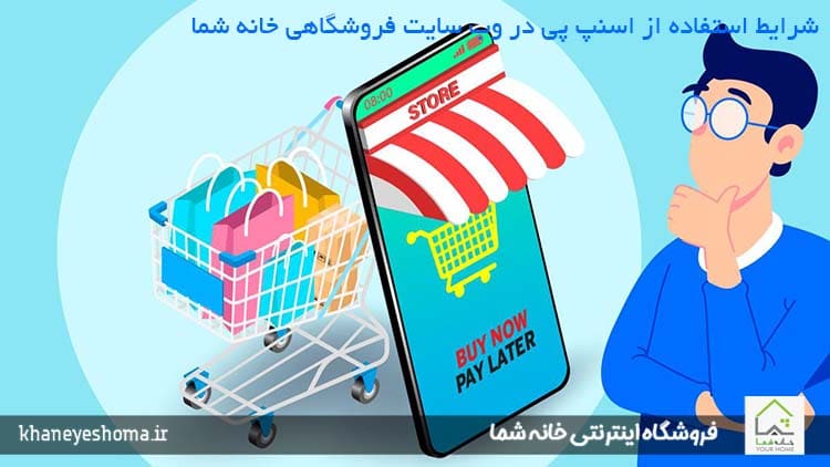 شرایط استفاده از اسنپ پی در وب سایت فروشگاهی خانه شما